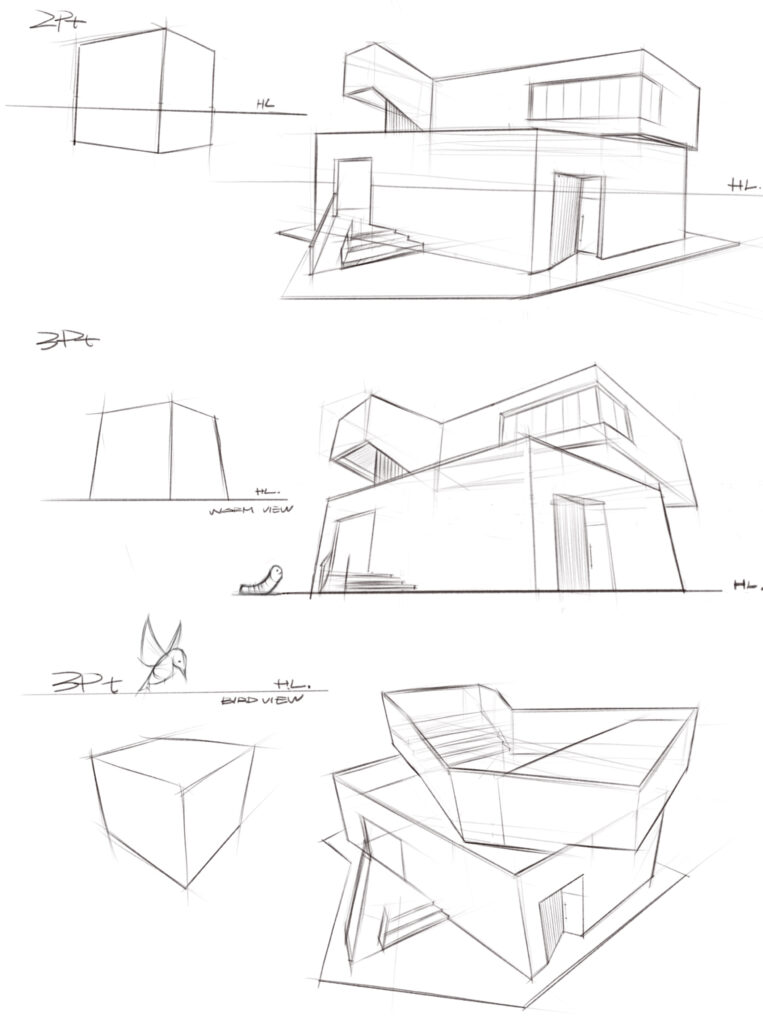 Parallel Projection and Perspective Drawings – poradora
